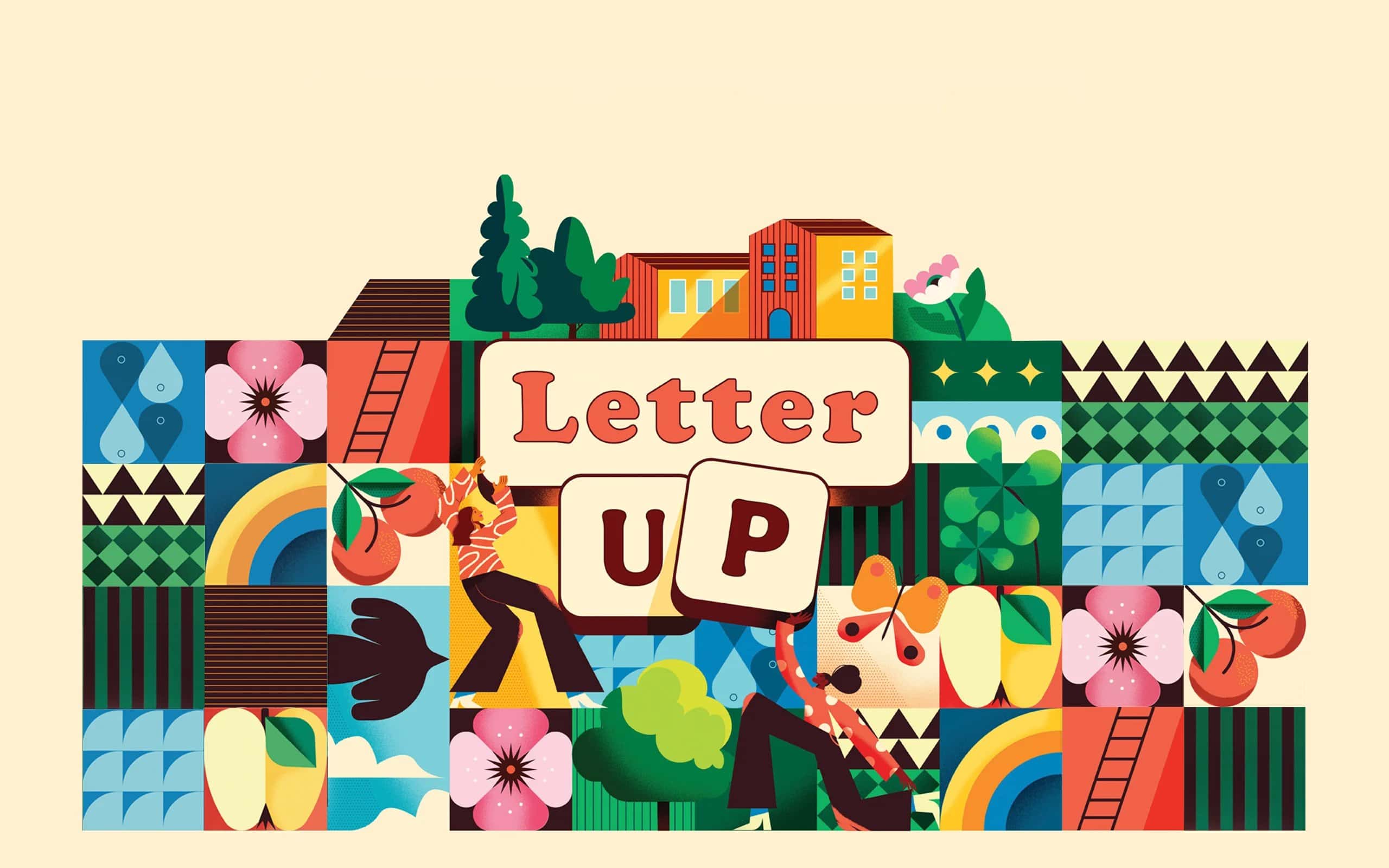 Letter Up Jeu -  Illustration Maité Franchi