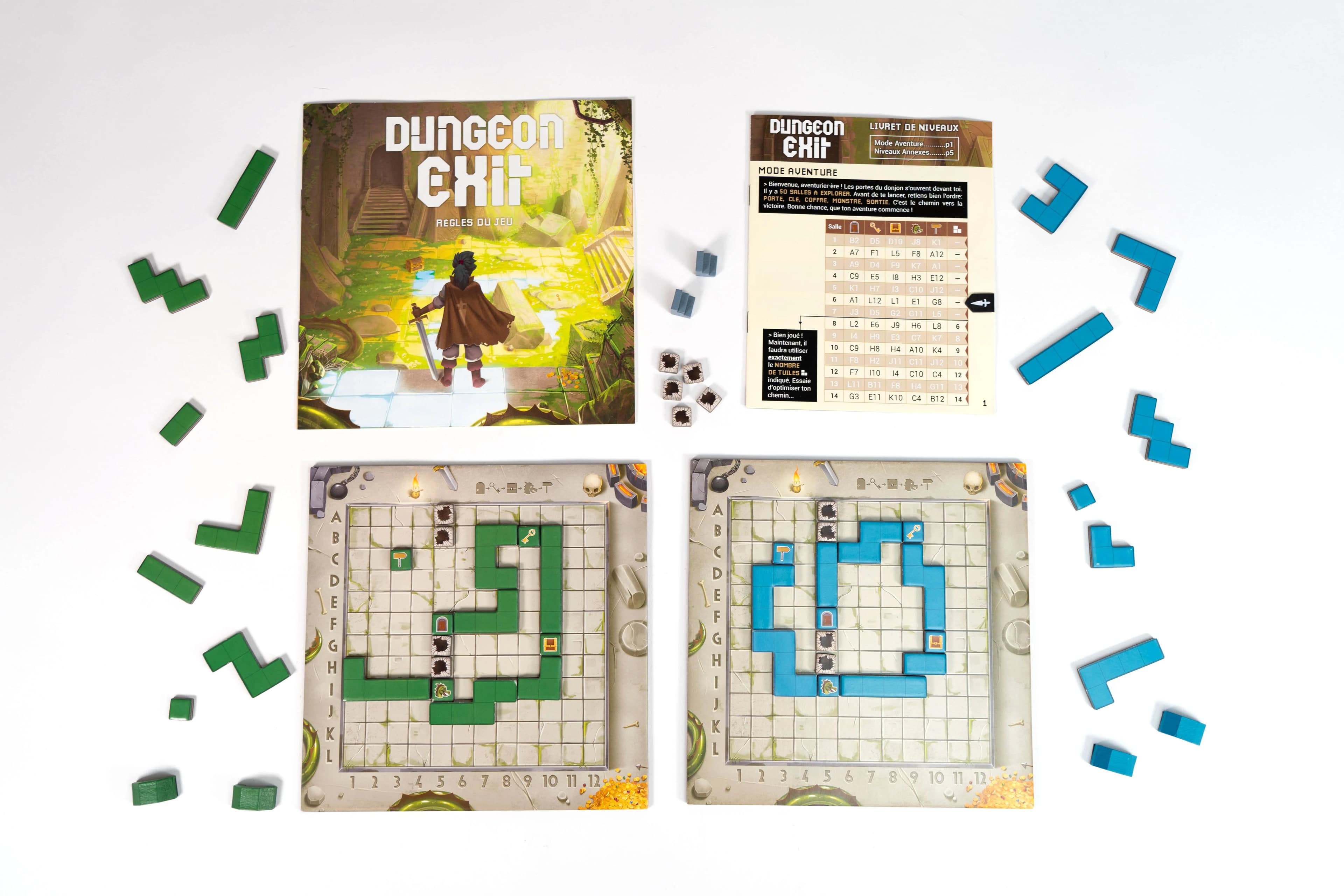 Dungeon Exit Game - Components