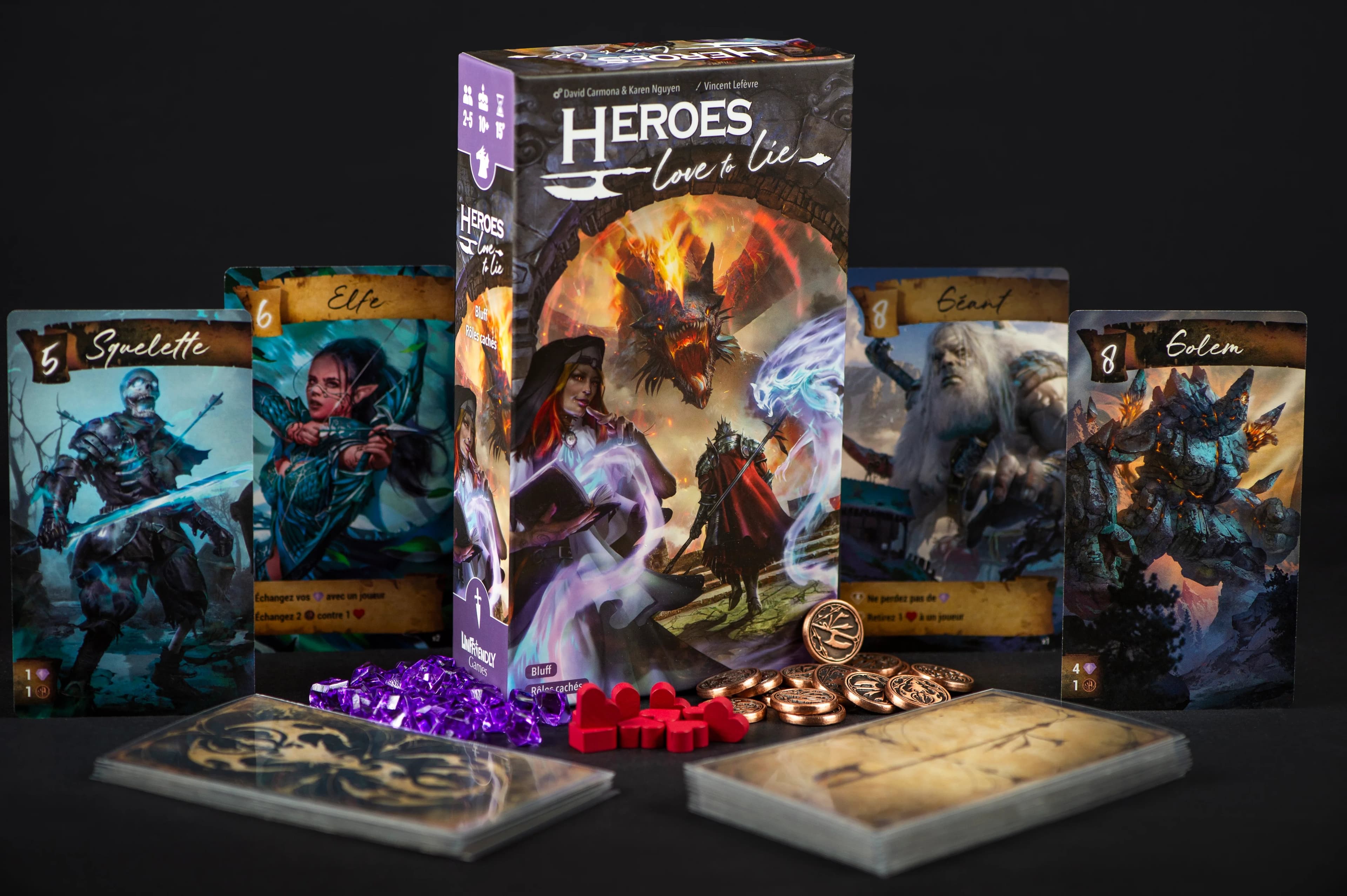 Heroes Love to Lie Jeu - Boîte Overview