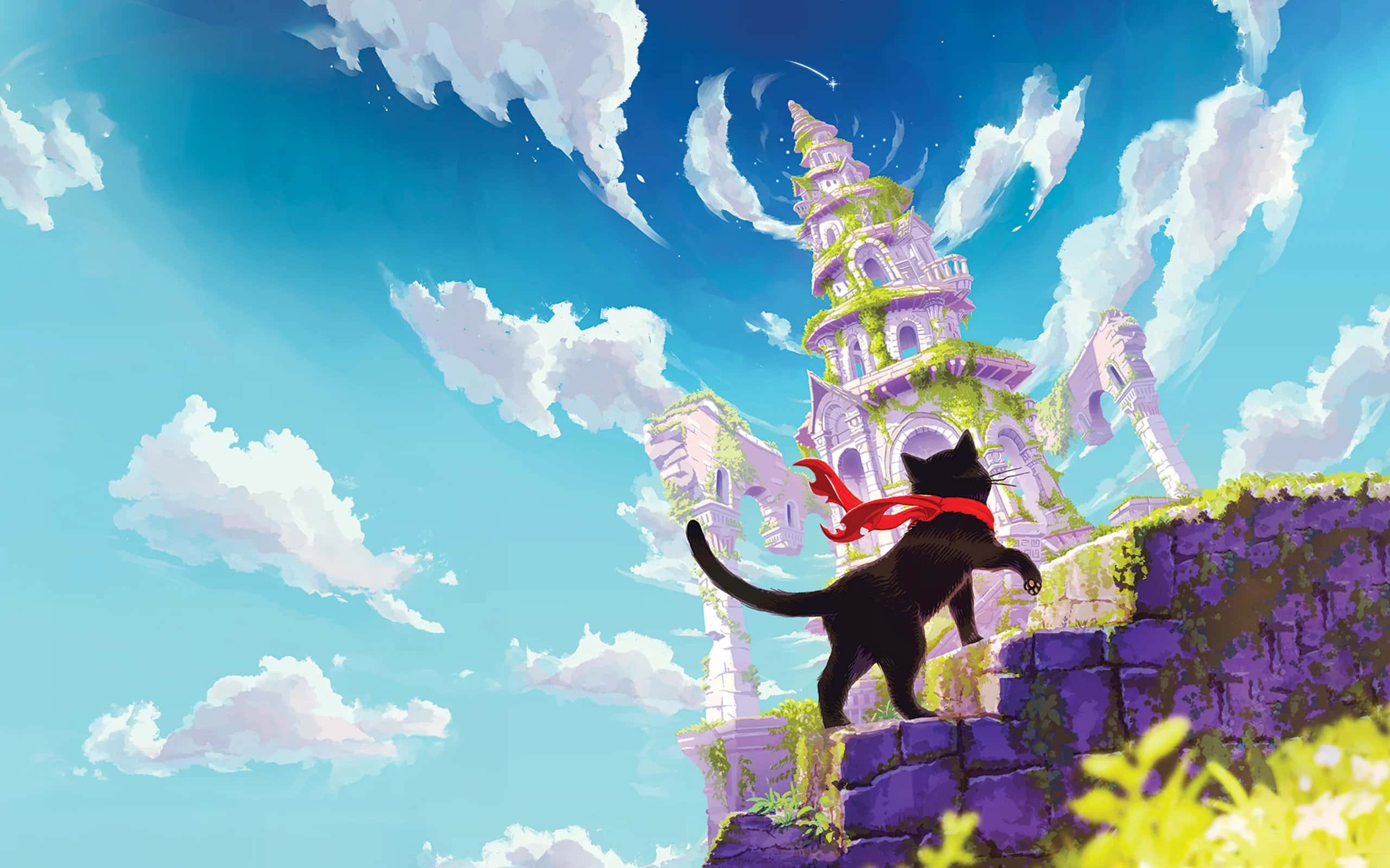 Le Chat et la Tour Jeu - Illustration Namiki